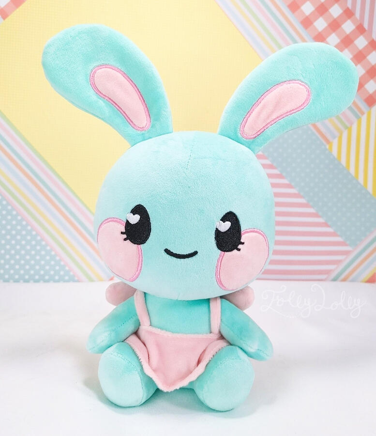 Lolly Bunny A mint green rabbit plush